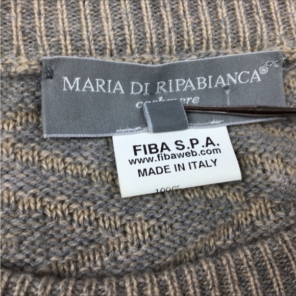 Maria Di Ripabianca Italian 100% Cashmere Sweater - Picture 6 of 7